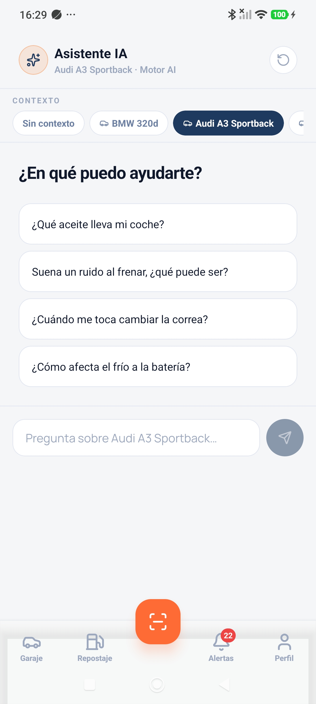 Asistente IA contextual