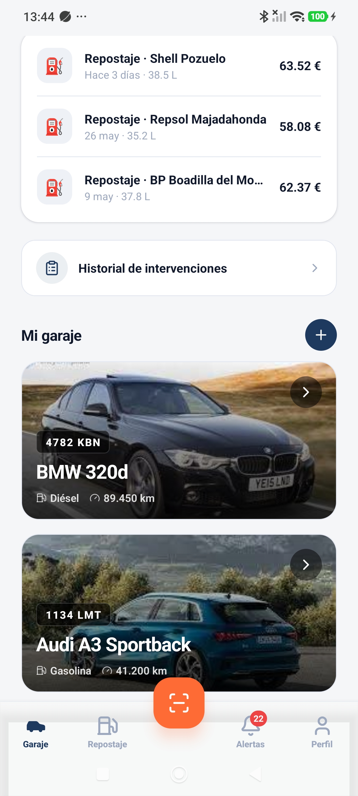 Mi garaje · BMW y Audi con fotos